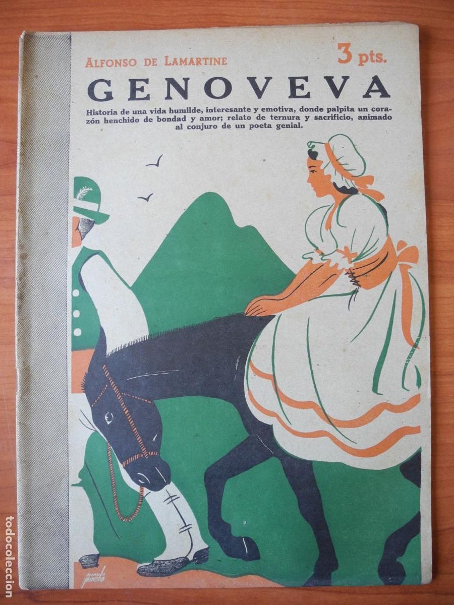 Sammeln von Zeitschriften und Zeitungen: Genoveva. Alfonso de Lamartine. Revista literaria n. 867 Diciembre 1947
