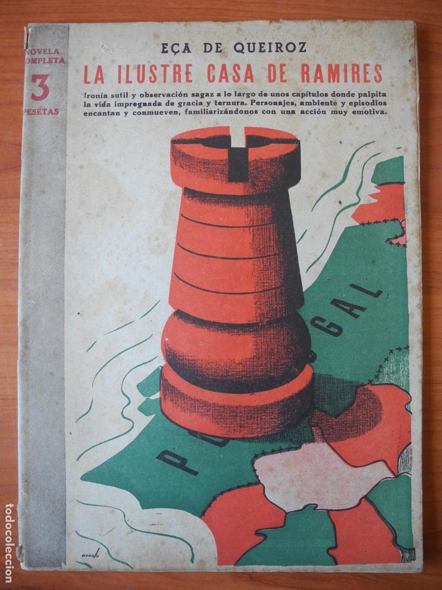 Coleccionismo de Revistas y Peri&oacute;dicos: La ilustre casa de Ramires. E&ccedil;a de Queiroz. Revista literaria n. 761 Diciembre 1945