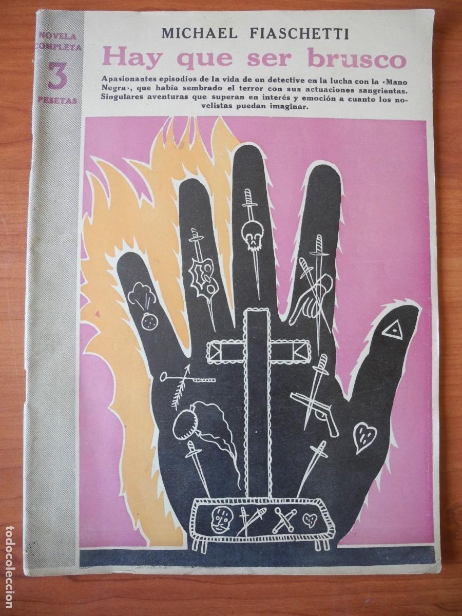 Coleccionismo de Revistas y Peri&oacute;dicos: Hay que ser brusco. Michael Fiaschetti. Revista literaria n. 737 Junio 1945