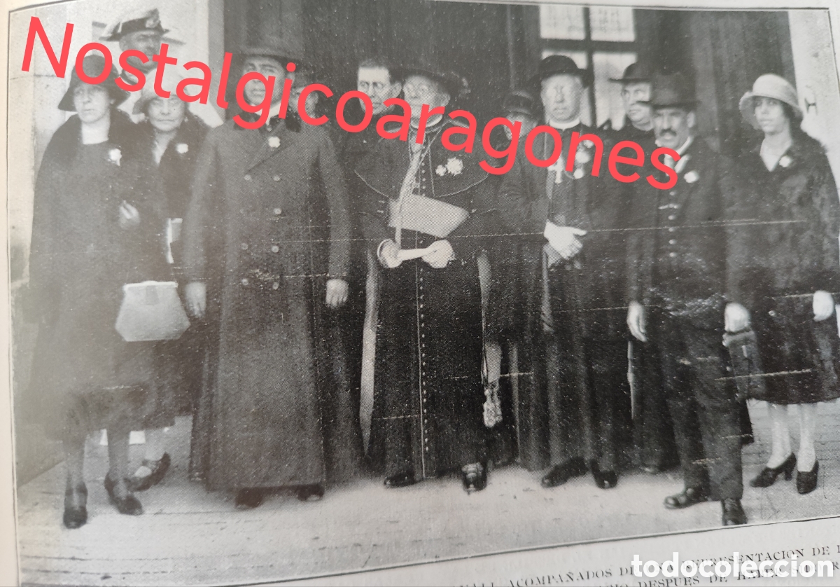 Sammeln von Zeitschriften und Zeitungen: Obispo Cuzco y vicario Ucayali Peru peregrinos Espa&ntilde;a foto revista princ siglo XX 192B