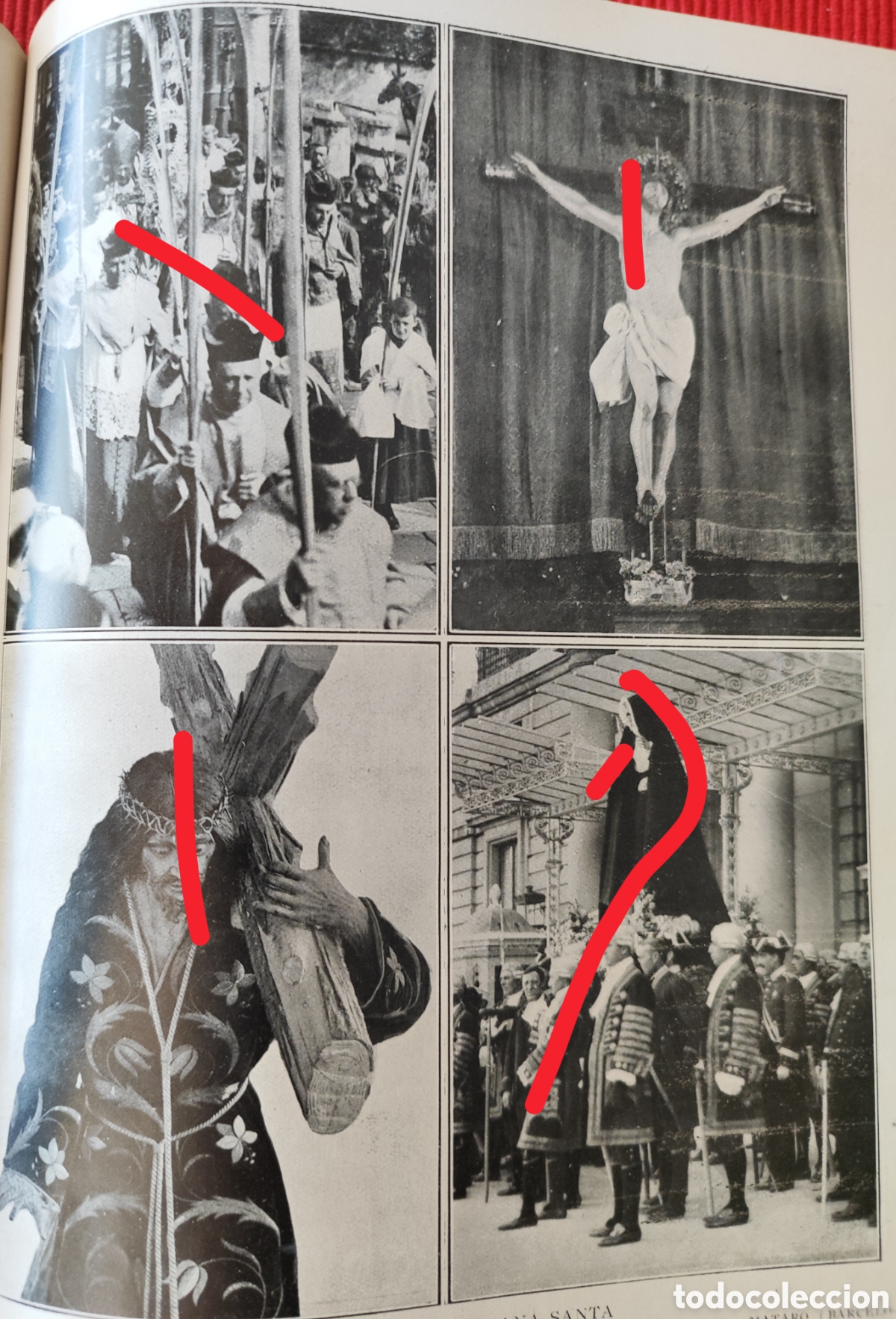 Coleccionismo de Revistas y Peri&oacute;dicos: Semana Santa Sevilla, Matar&oacute;, Vigo,Dolorosa Madrid foto revista princ siglo XX 192B