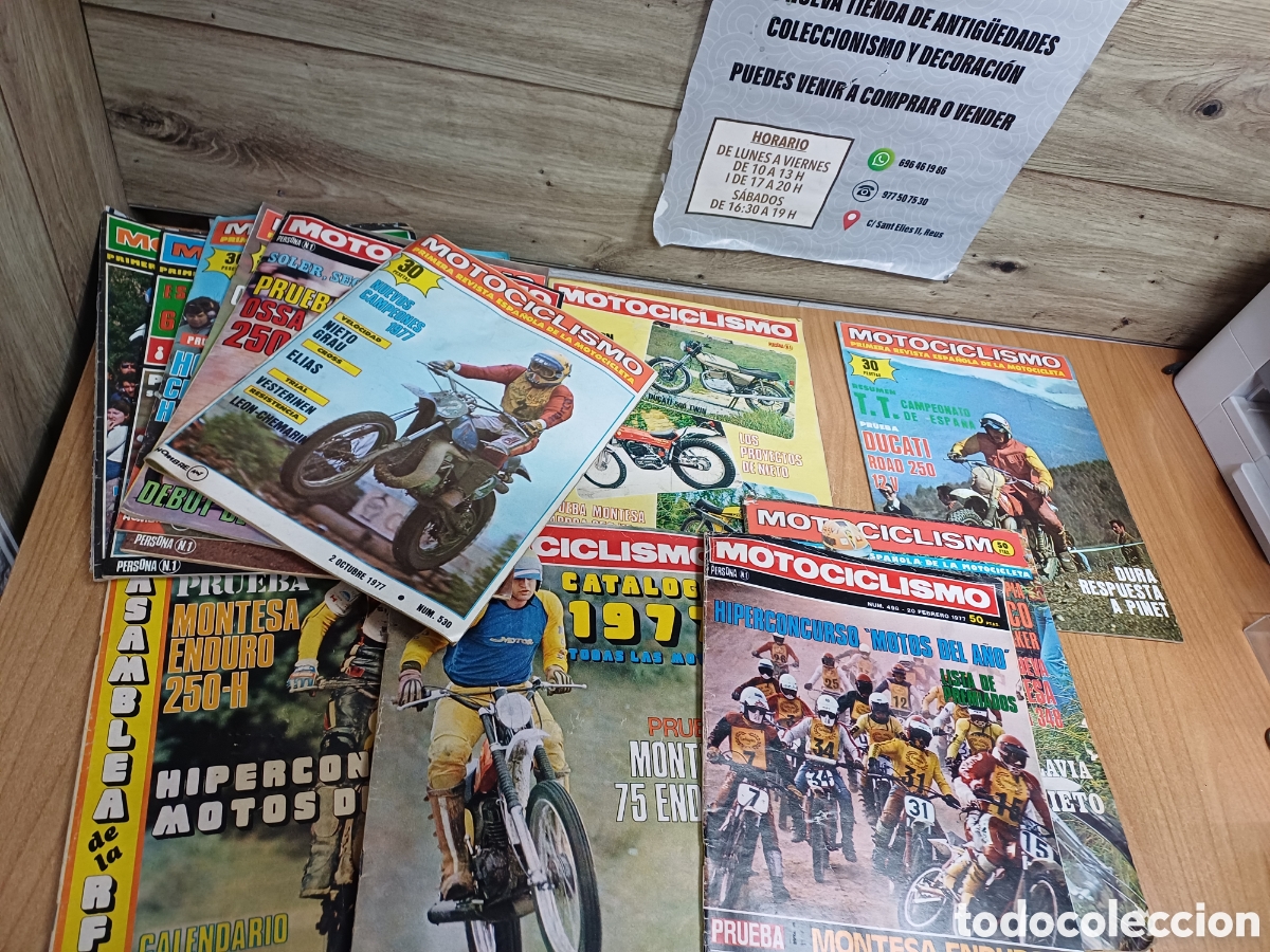 Sammeln von Zeitschriften und Zeitungen: LOTE REVISTAS MOTOCICLISMO, 1977