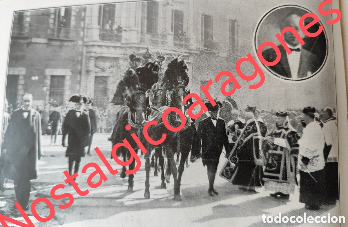 Sammeln von Zeitschriften und Zeitungen: Madrid entierro Marques Viana plaza Santa Cruz foto revista princ siglo XX 192B