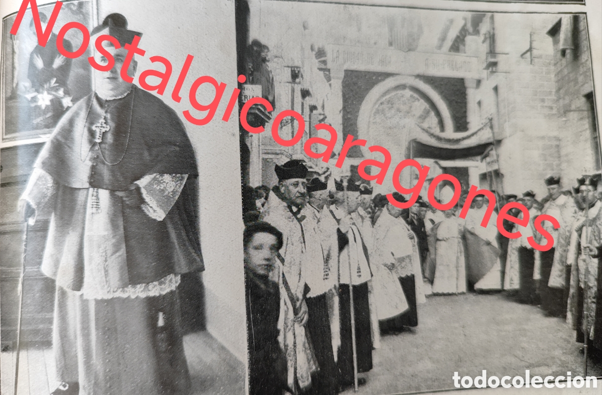 Collection Magazines and Newspapers: Nuevo obispo Jaca Juan Villar foto revista princ siglo XX 192B