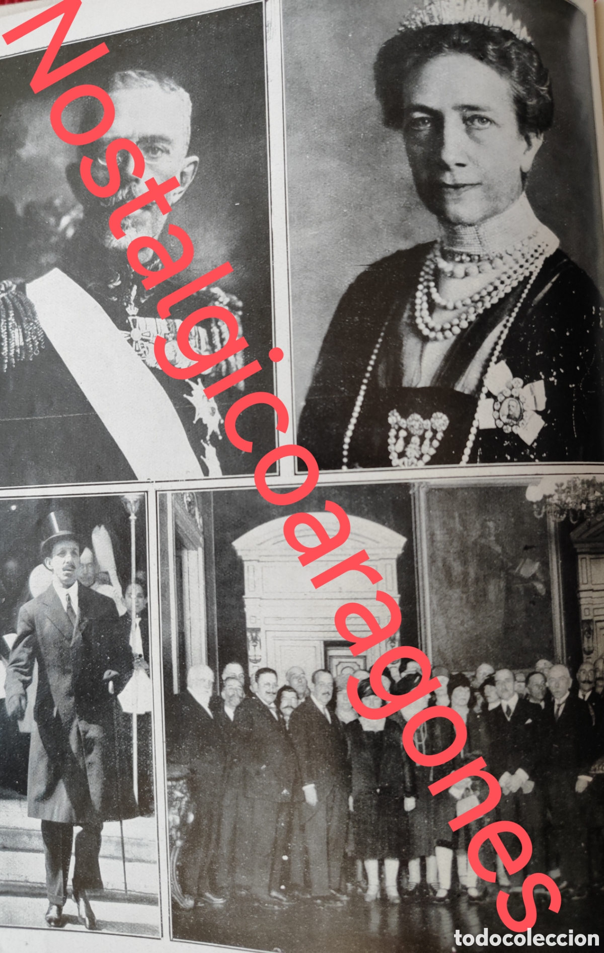 Collection Magazines and Newspapers: Madrid Reyes Suecia, Medicos Belgas foto revista princ siglo XX 192B