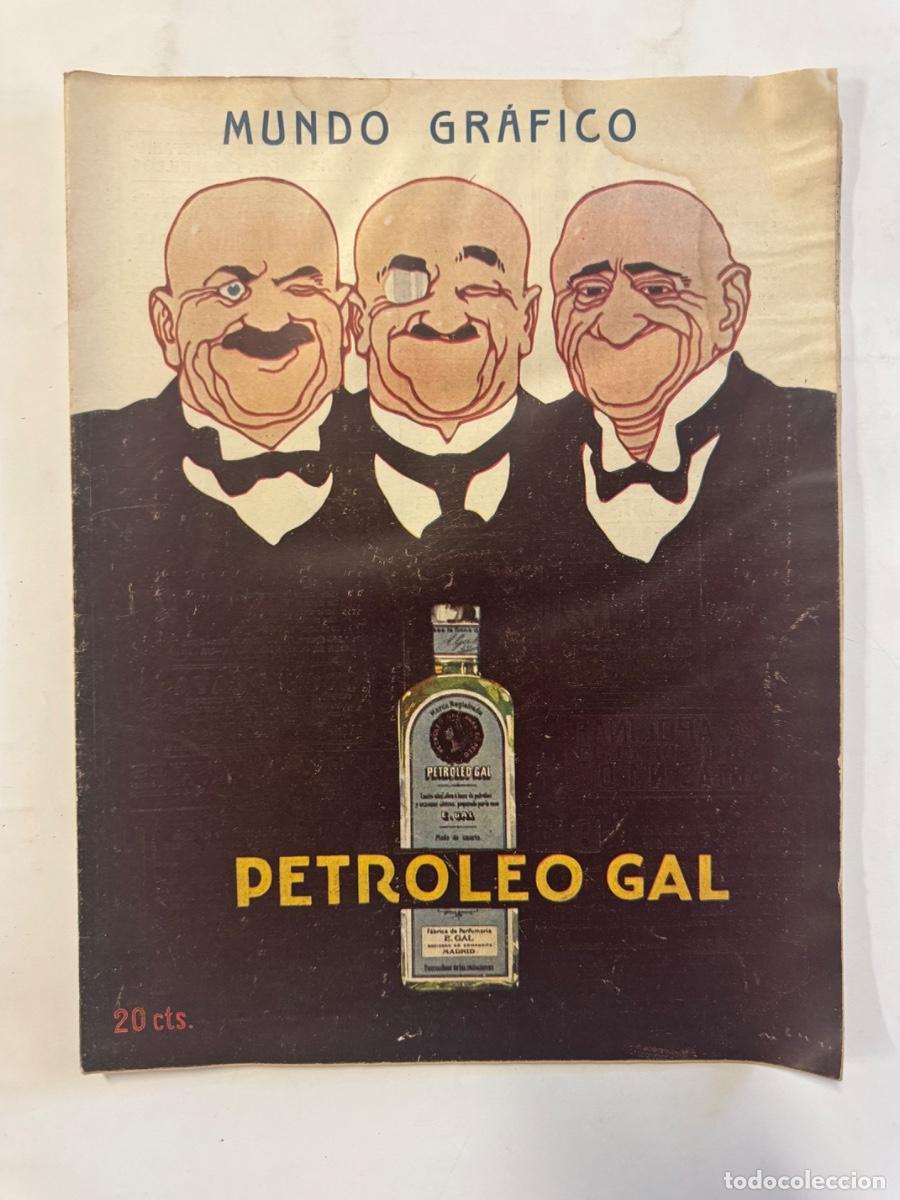Coleccionismo de revistas y peri&oacute;dicos: Revista Mundo Grafico, A&ntilde;o 1917, Granada, Guerra