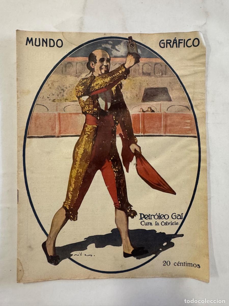 Coleccionismo de revistas y peri&oacute;dicos: Revista Mundo Grafico, A&ntilde;o 1917, Melilla, Guerra, Madrid