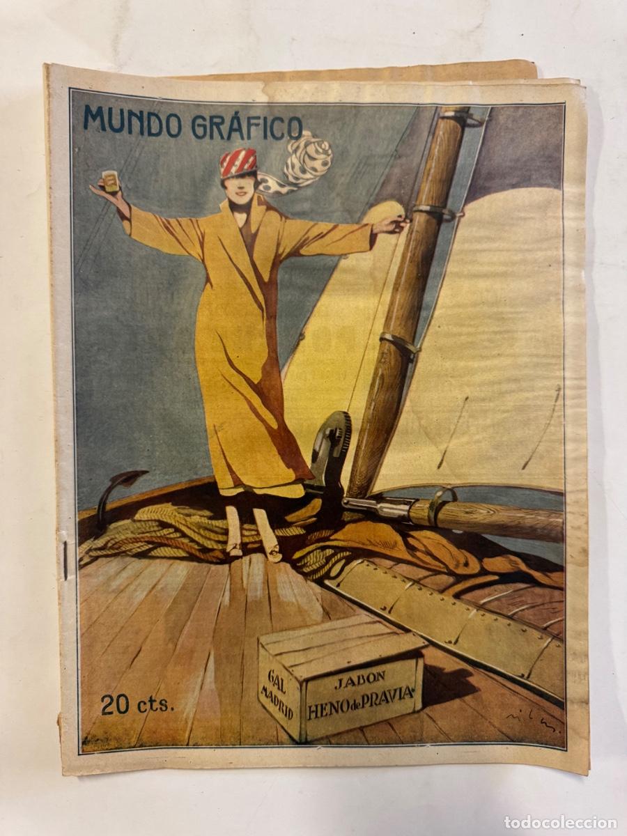 Coleccionismo de revistas y peri&oacute;dicos: Revista Mundo Grafico, A&ntilde;o 1917, Segovia, Ronda, Melilla
