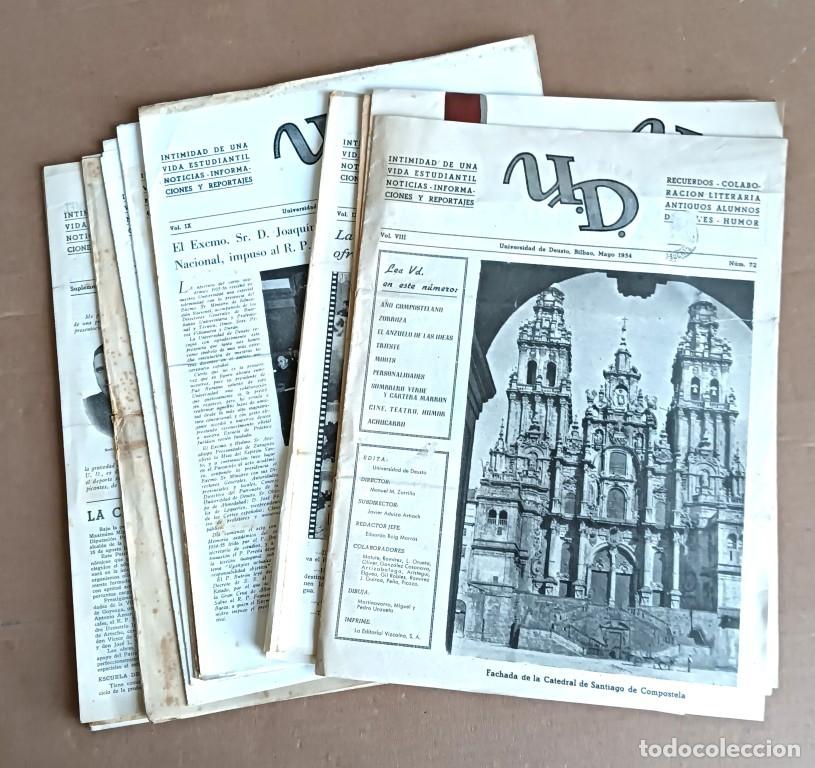 Collection Magazines and Newspapers: 11 Peri&oacute;dico UNIVERSIDAD DE DEUSTO 1948 &ndash; 54 &ndash; 55 - 56