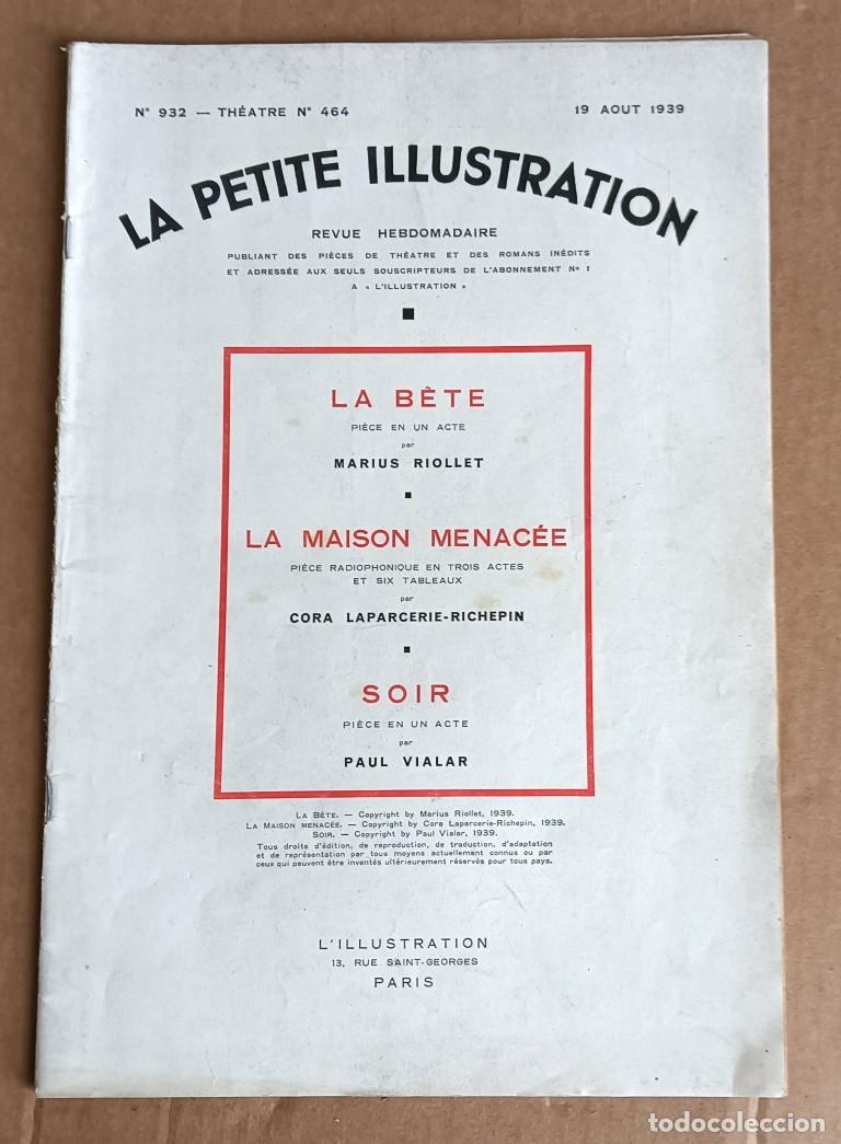 Coleccionismo de Revistas y Peri&oacute;dicos: LA PETITE ILLUSTRATION - 19 AGUT 1939