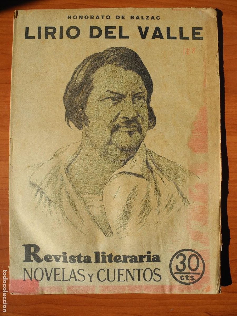 Coleccionismo de Revistas y Peri&oacute;dicos: Lirio del valle. Honorato de Balzac. Revista literaria n. 158 Enero 1932