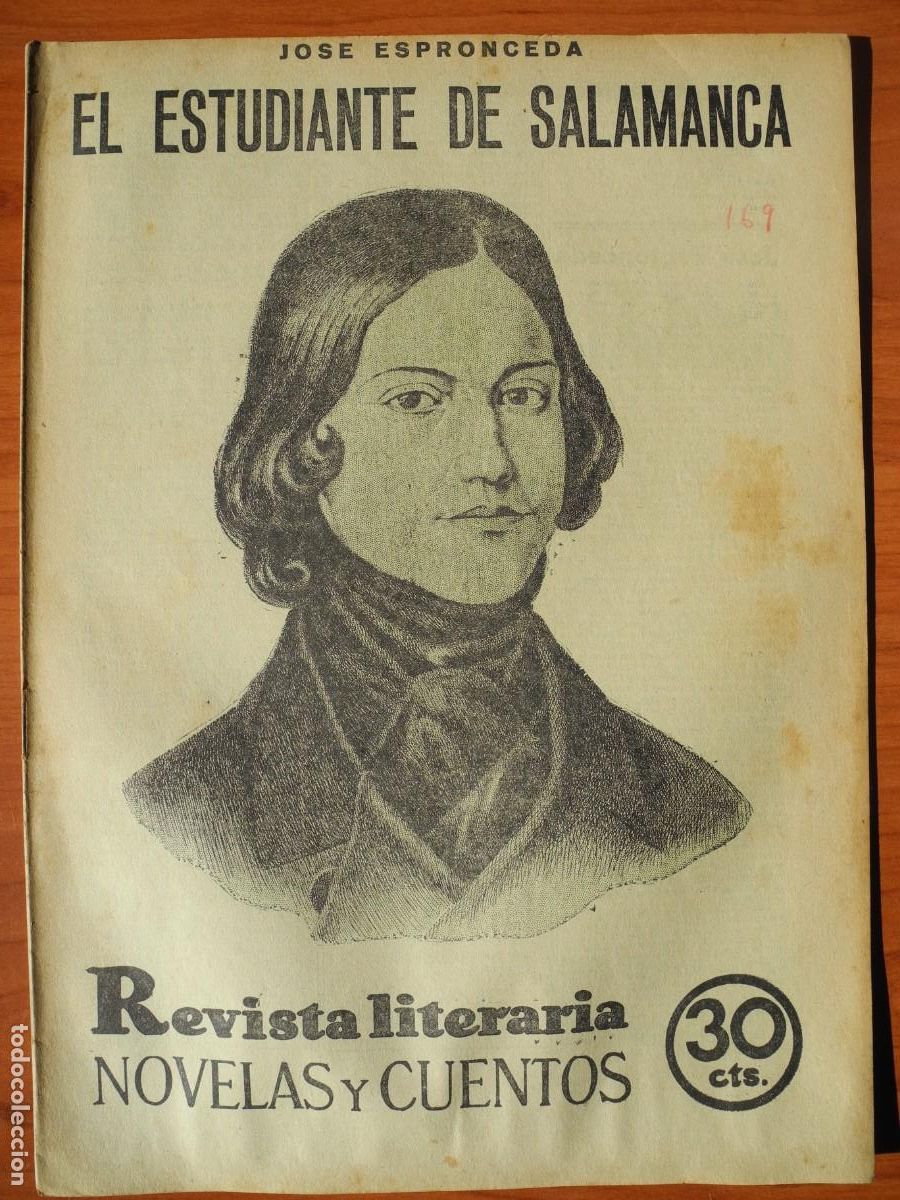Coleccionismo de Revistas y Peri&oacute;dicos: El estudiante de Salamanca. Jos&eacute; Espronceda. Revista literaria n. 168 Marzo 1932