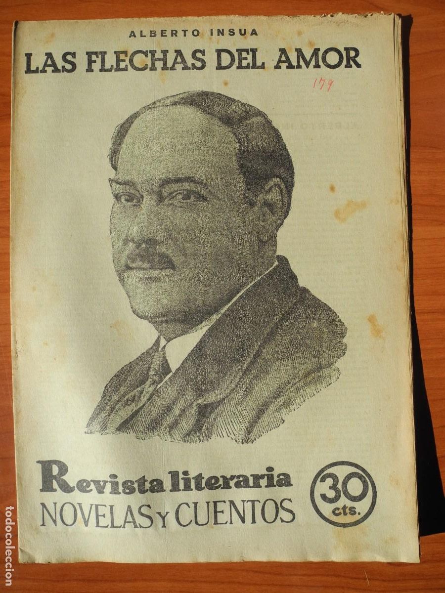 Sammeln von Zeitschriften und Zeitungen: Las flechas del amor. Alberto Insua. Revista literaria n. 179 Junio 1932