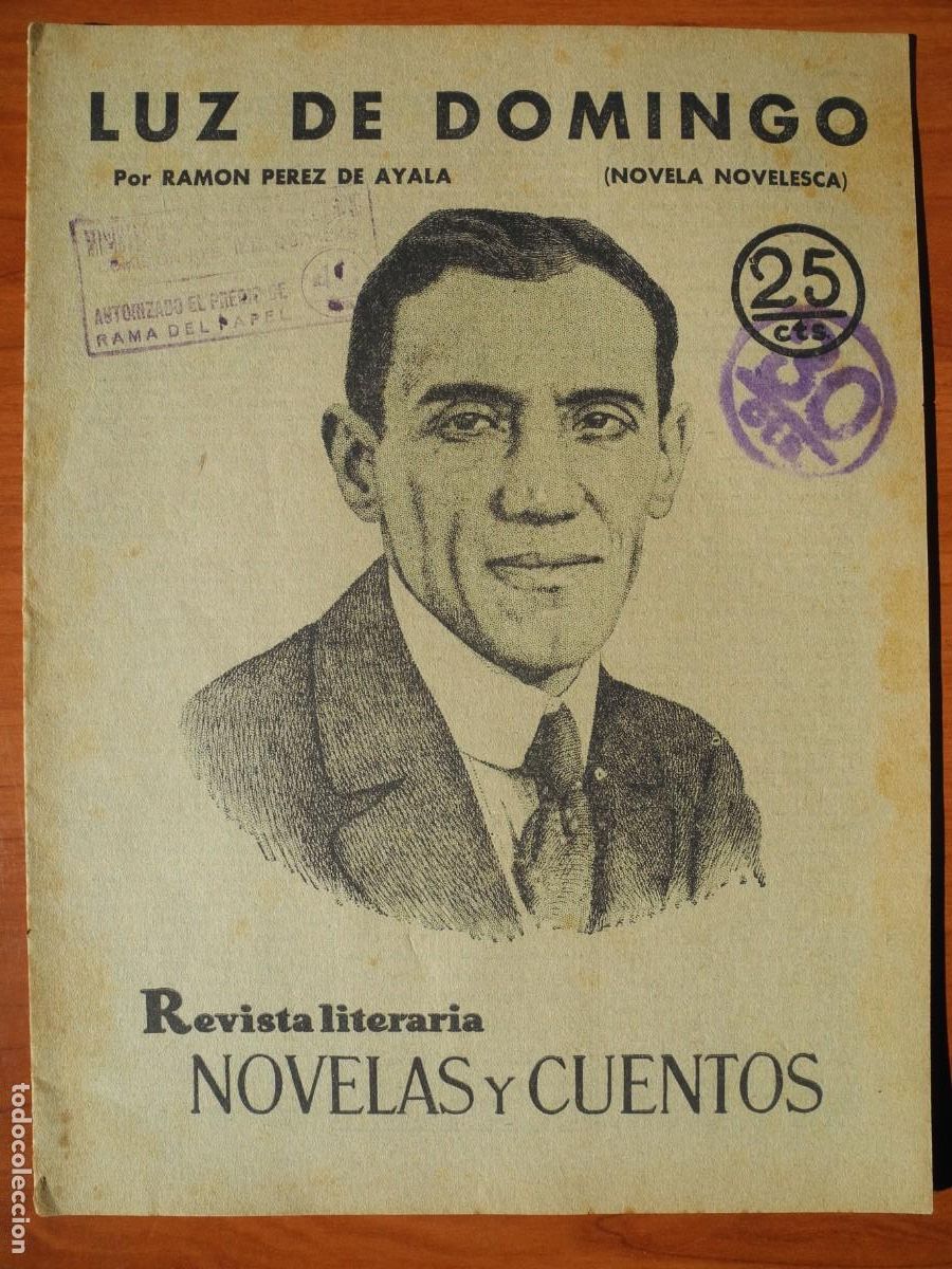 Coleccionismo de Revistas y Peri&oacute;dicos: Luz de domingo. Ramon P&eacute;rez de Ayala. Revista literaria n. 120 Abril 1931