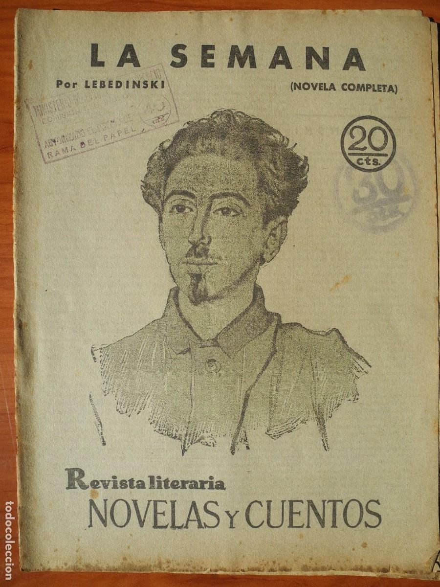 Collectionnisme de Revues et Journaux: La semana. Lebedinski. Revista literaria n. 60 Febrero 1930
