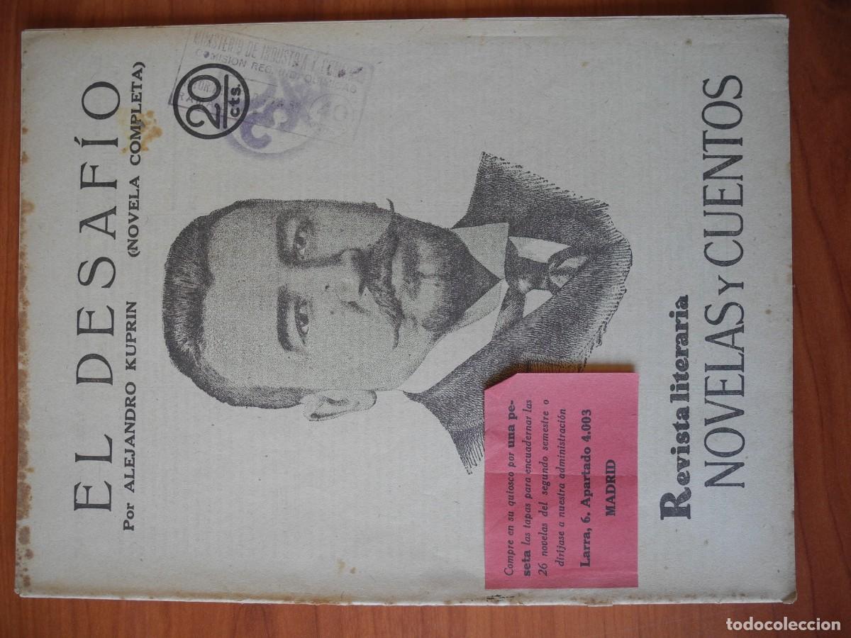 Coleccionismo de Revistas y Peri&oacute;dicos: El desaf&iacute;o. Alejandro Kuprin. Revista literaria n. 54 Enero 1930
