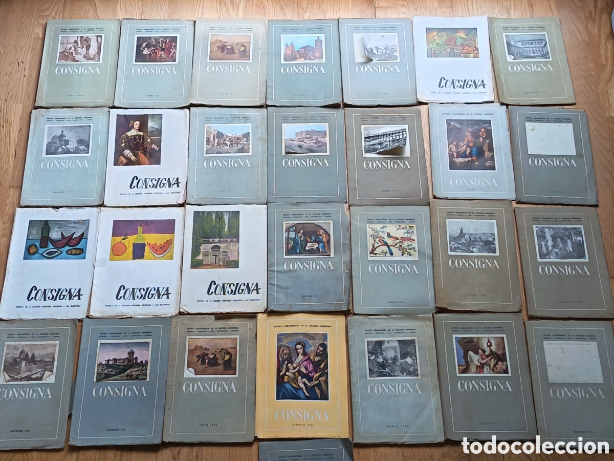Colecionismo de Revistas e Jornais: Lote de 29 revistas &ldquo;Consigna&rdquo; &ndash; A&ntilde;os 30 (Espa&ntilde;a) Colecci&oacute;n de ejemplares originales de la revista C