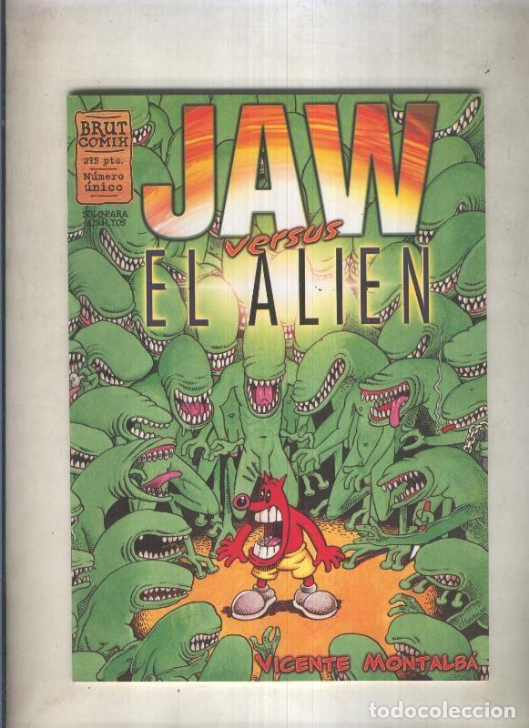 Coleccionismo de Revistas y Peri&oacute;dicos: Coleccion Brut Comix: Jaw versus El Alien - Vicente Montalba