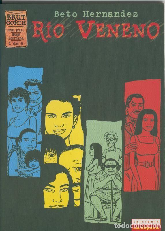 Collection Magazines and Newspapers: Brut Comix: Rio Veneno numero 1 (numerado 1 en interior cubierta) - Beto Hernandez
