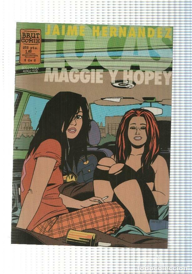 Collection Magazines and Newspapers: Brut Comix: Locas Maggie y Hopey num 4 de 6 por Jaime Hernandez - NULL