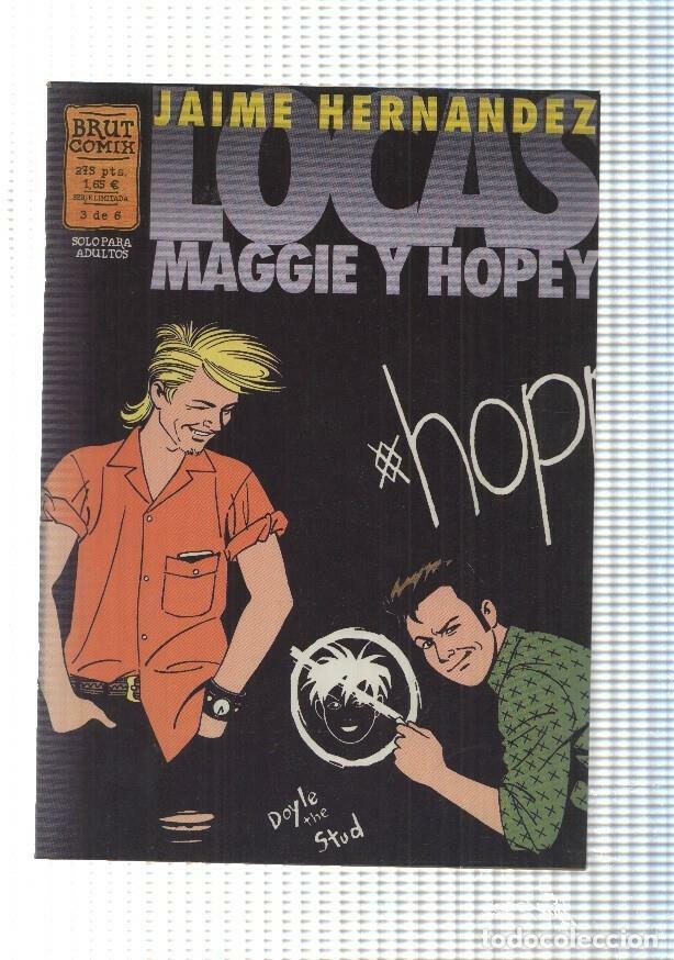 Colecionismo de Revistas e Jornais: Brut Comix: Locas Maggie y Hopey num 3 de 6 por Jaime Hernandez - Calzoncillos bikini o slip - NULL