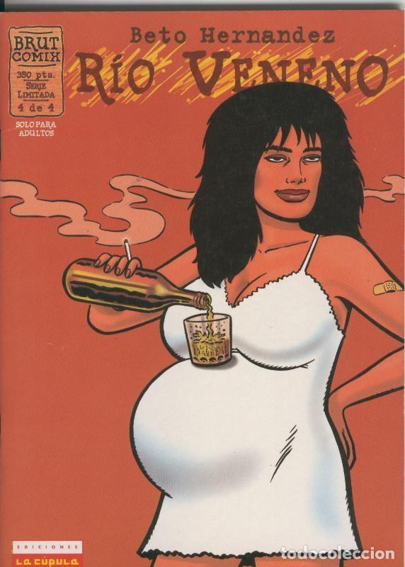 Colecionismo de Revistas e Jornais: Brut Comix: Rio Veneno numero 4 - Beto Hernandez