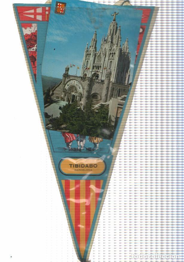 Coleccionismo de Revistas y Peri&oacute;dicos: BANDERIN: BARCELONA - Imagen del Templo Expiatorio del Sagrado Corazon del TIBIDABO - VARIOS