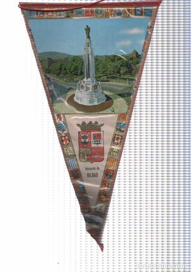 Coleccionismo de Revistas y Peri&oacute;dicos: BANDERIN: BILBAO - Imagen del Monumento al CRISTO DEL SAGRADO CORAZON de Bilbao - VARIOS