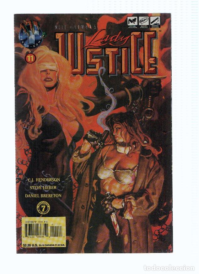 Coleccionismo de Revistas y Peri&oacute;dicos: Neil Gaiman: LADY JUSTICE, Volume 1, Numero 11: The Courage to Strive (Tekno Comix 1995) - C. J. Hen