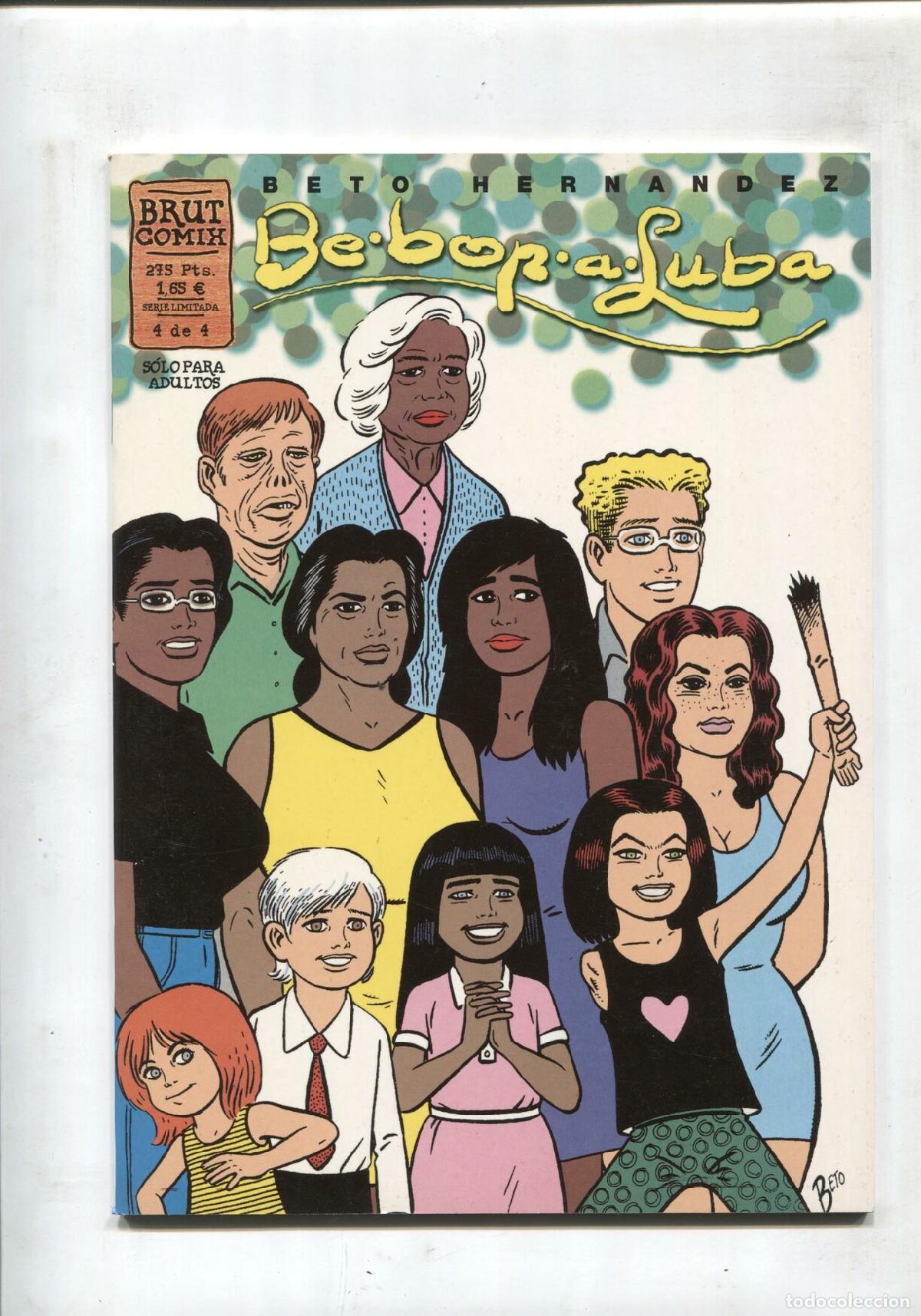 Colecionismo de Revistas e Jornais: Brut Comix: Be bop a Luba numero 4 - Beto Hernandez