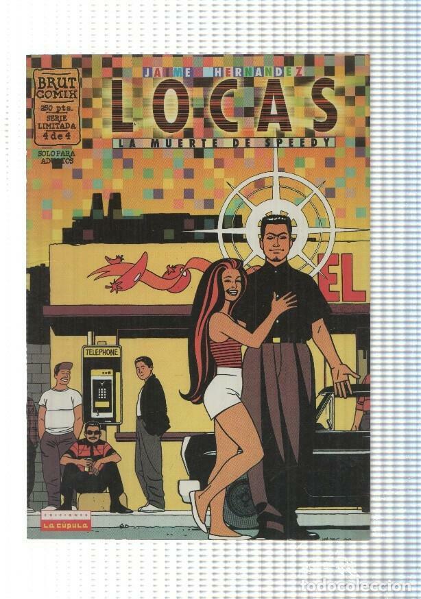 Collezionismo di Riviste e Giornali: Brut Comix: Locas num 4 de 4, la muerte de Speedy por Jaime Hernandez - NULL