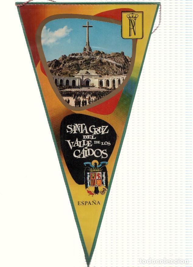 Colecionismo de Revistas e Jornais: BANDERIN: SAN LORENZO DE EL ESCORIAL, Madrid - Vista de la Santa Cruz en la entrada del Valle de los