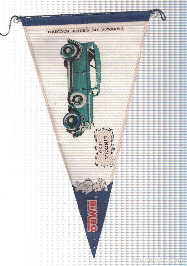 Colecionismo de Revistas e Jornais: BANDERIN: LINCOLN 1930 - Bimbo Coleccion Historia del Automovil (16A) - VARIOS