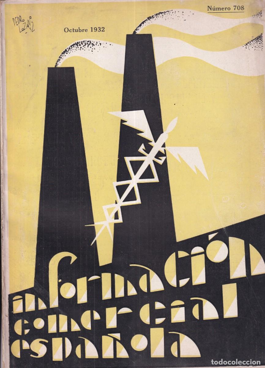Coleccionismo de Revistas y Peri&oacute;dicos: Revista Informaci&oacute;n comercial espa&ntilde;ola. 1932 n&ordm; 706 publicidad. Armas , pistolas, naipes, turismo,
