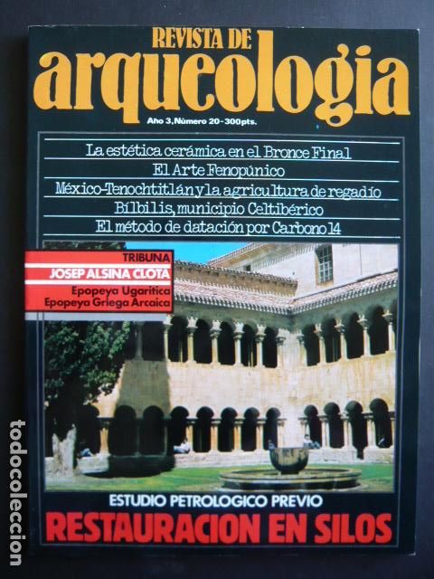 Coleccionismo de Revistas y Peri&oacute;dicos: REVISTA DE ARQUEOLOGIA A&Ntilde;O 3 N&ordm; 20