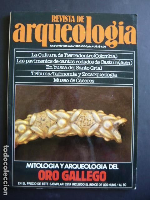 Coleccionismo de Revistas y Peri&oacute;dicos: REVISTA DE ARQUEOLOGIA A&Ntilde;O 6 N&ordm; 51