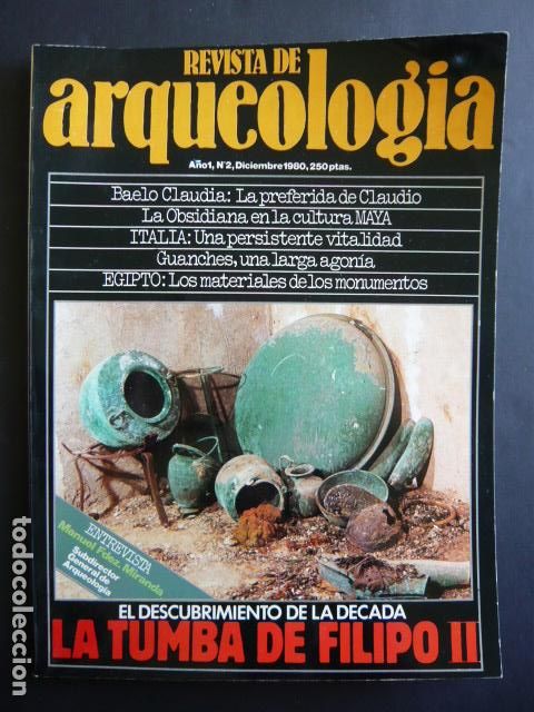 Coleccionismo de Revistas y Peri&oacute;dicos: REVISTA DE ARQUEOLOGIA A&Ntilde;O 1 N&ordm; 2