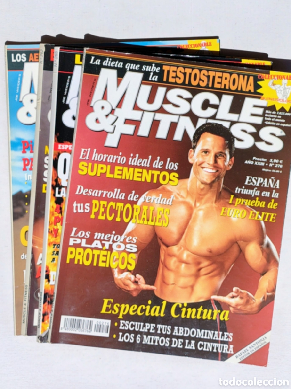 Coleccionismo de Revistas y Peri&oacute;dicos: Lote 4 revistas Muscle & Fitness &ndash; Colecci&oacute;n