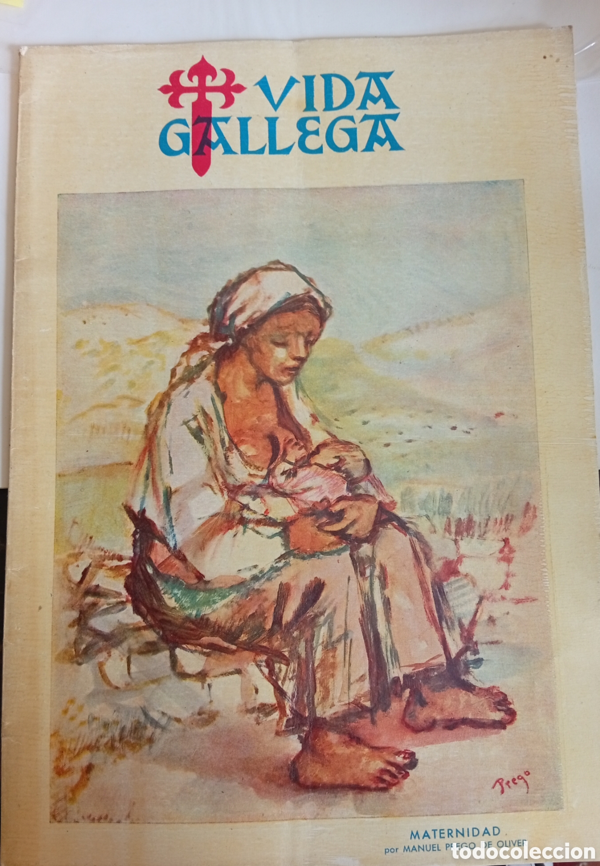 Coleccionismo de Revistas y Peri&oacute;dicos: Vieja revista vida Gallega