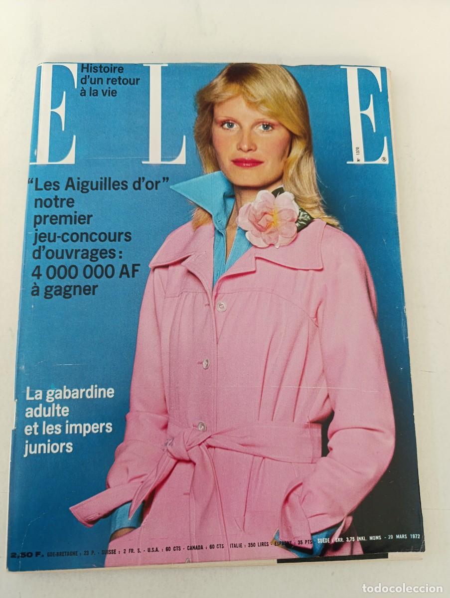 Coleccionismo de Revistas y Peri&oacute;dicos: Revista ELLE n&ordm; 1370 Jane Fonda Philippe Noiret Pauline Carton Johnny Hallyday Mich&egrave;le Mercier MODA