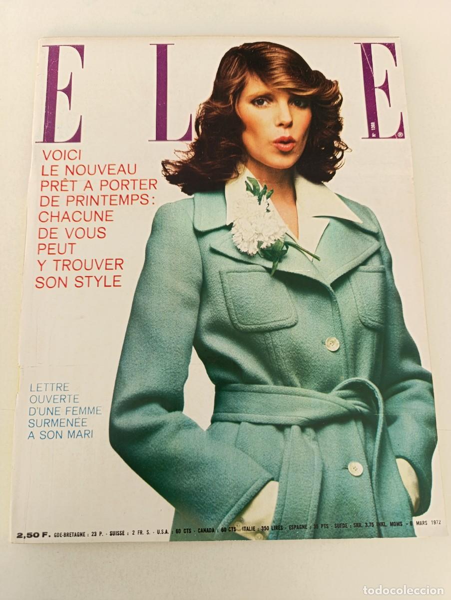 Coleccionismo de Revistas y Peri&oacute;dicos: Revista ELLE n&ordm; 1368 Marcello Mastroianni Mia Farrow Annie Fargue Michel Constantin Annik Beauchamps
