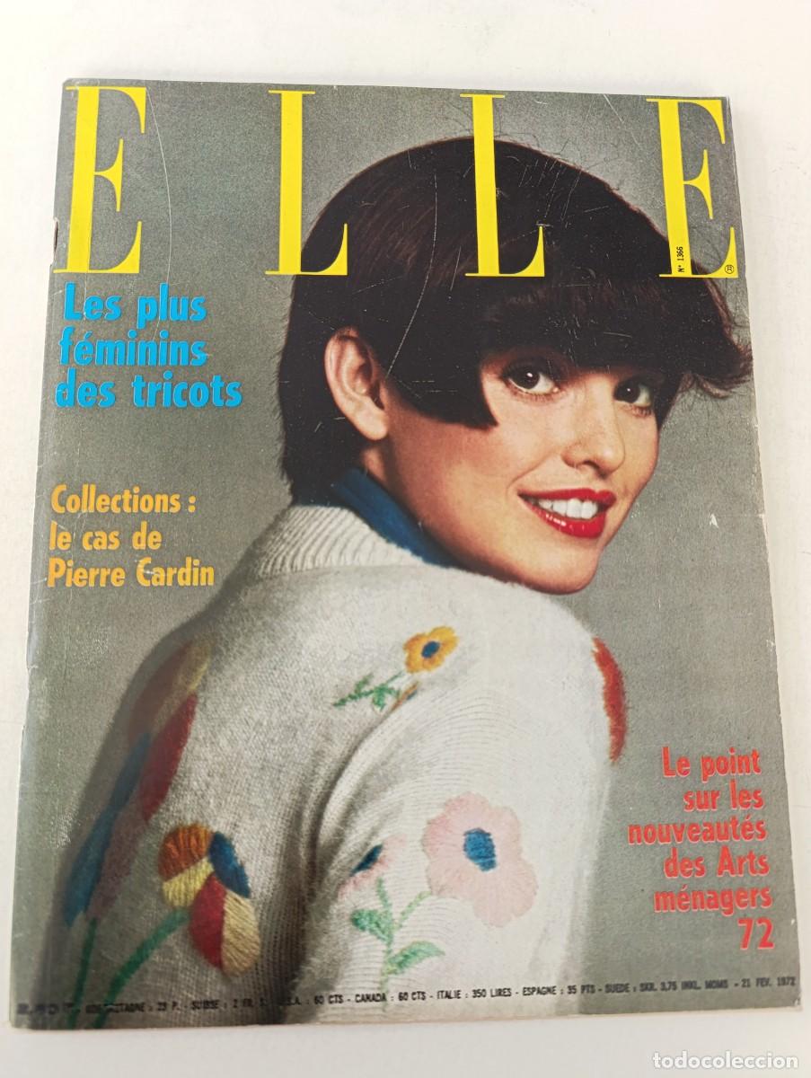 Coleccionismo de Revistas y Peri&oacute;dicos: Revista ELLE n&ordm; 1366 Pierre Cardin Jean-Paul Belmondo Marthe Keller Odile Mallet Isabelle Weingarten