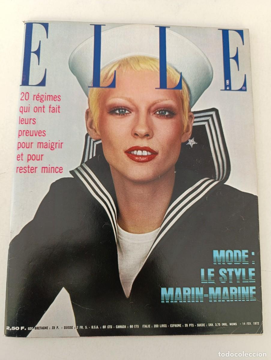 Coleccionismo de Revistas y Peri&oacute;dicos: Revista ELLE 1365 Twiggy Jacques Brel Jean-Claude Brialy Anne Jousset Marie Lafor&ecirc;t Anne Schaufuss