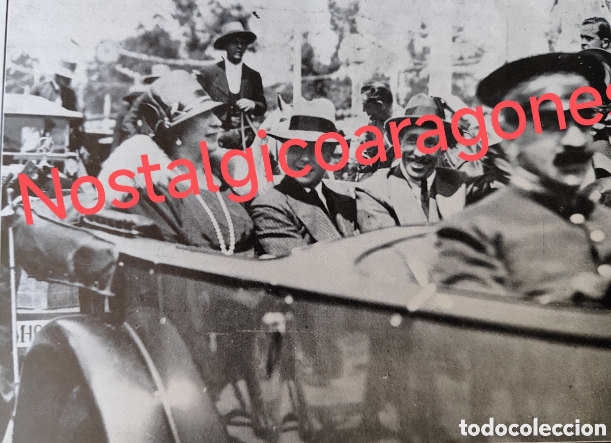 Collection Magazines and Newspapers: Sevilla Pr&iacute;ncipe Gales y Reyes en la Feria foto revista princ siglo XX 192B