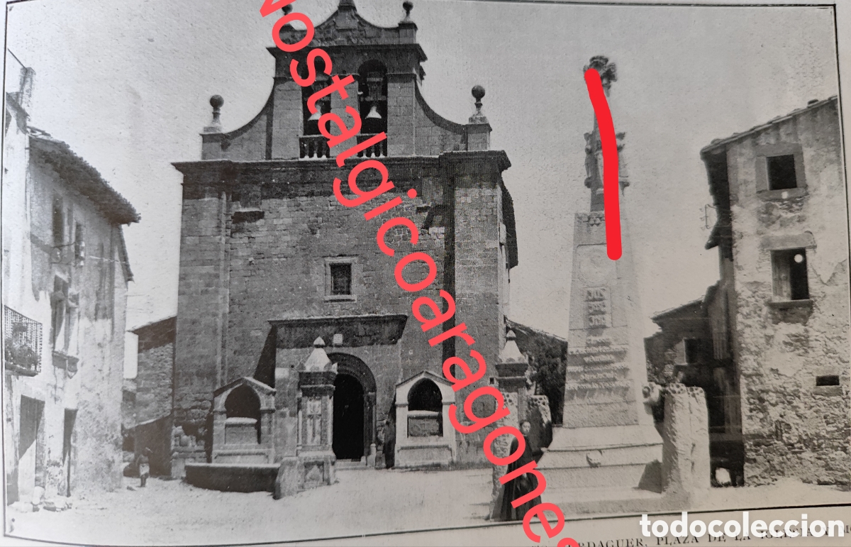 Collectionnisme de Revues et Journaux: Folgueroles Vich Cincuentenario La Atlantida Jacinto Verdaguer foto revista princ siglo XX 192B