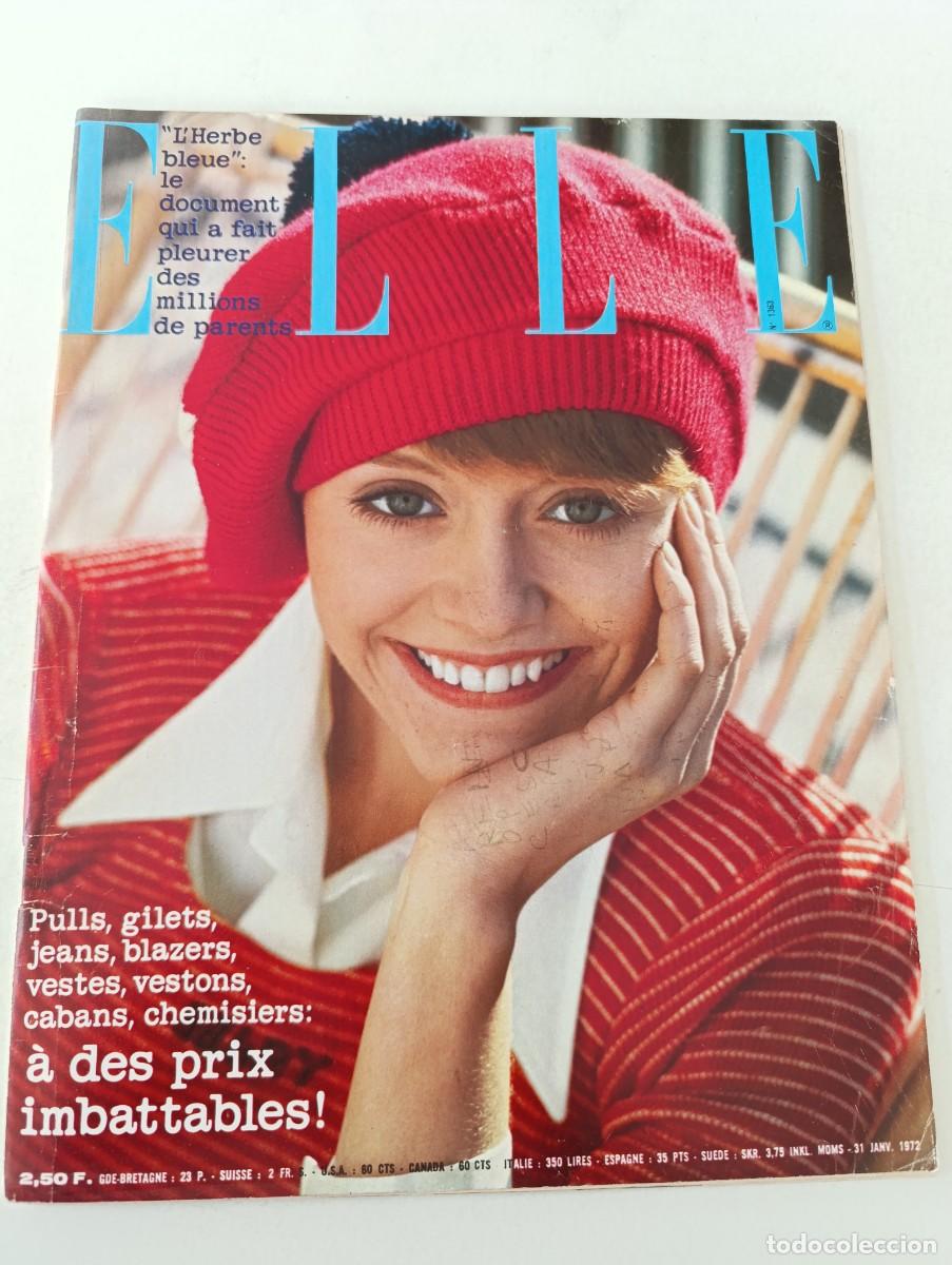 Coleccionismo de Revistas y Peri&oacute;dicos: Revista ELLE 1363 Daniel G&eacute;lin Annie Girardot Francis Lopez Michel Legrand Sylvie Vartan Jean Muir
