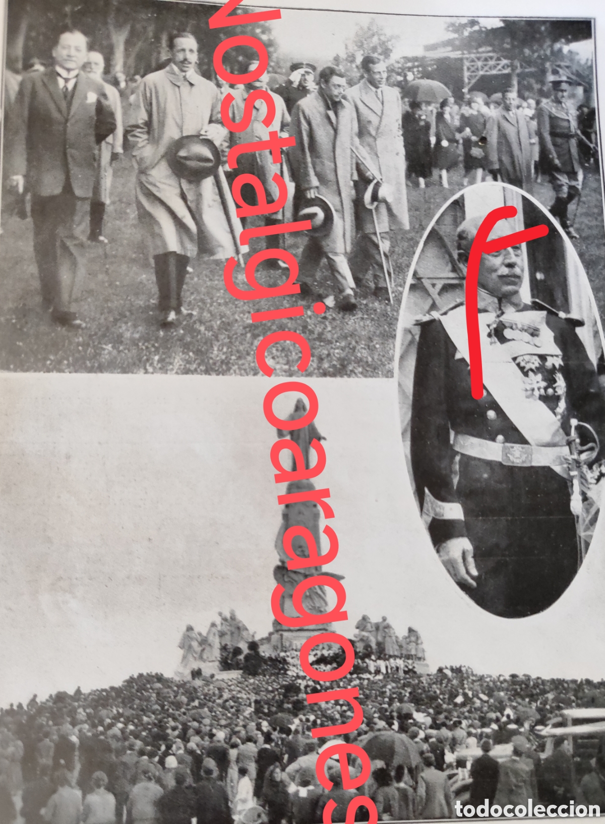 Coleccionismo de Revistas y Peri&oacute;dicos: Aranjuez Rey hip&oacute;dromo Legamerejo, Madrid cerro &Aacute;ngeles foto revista princ siglo XX 192B