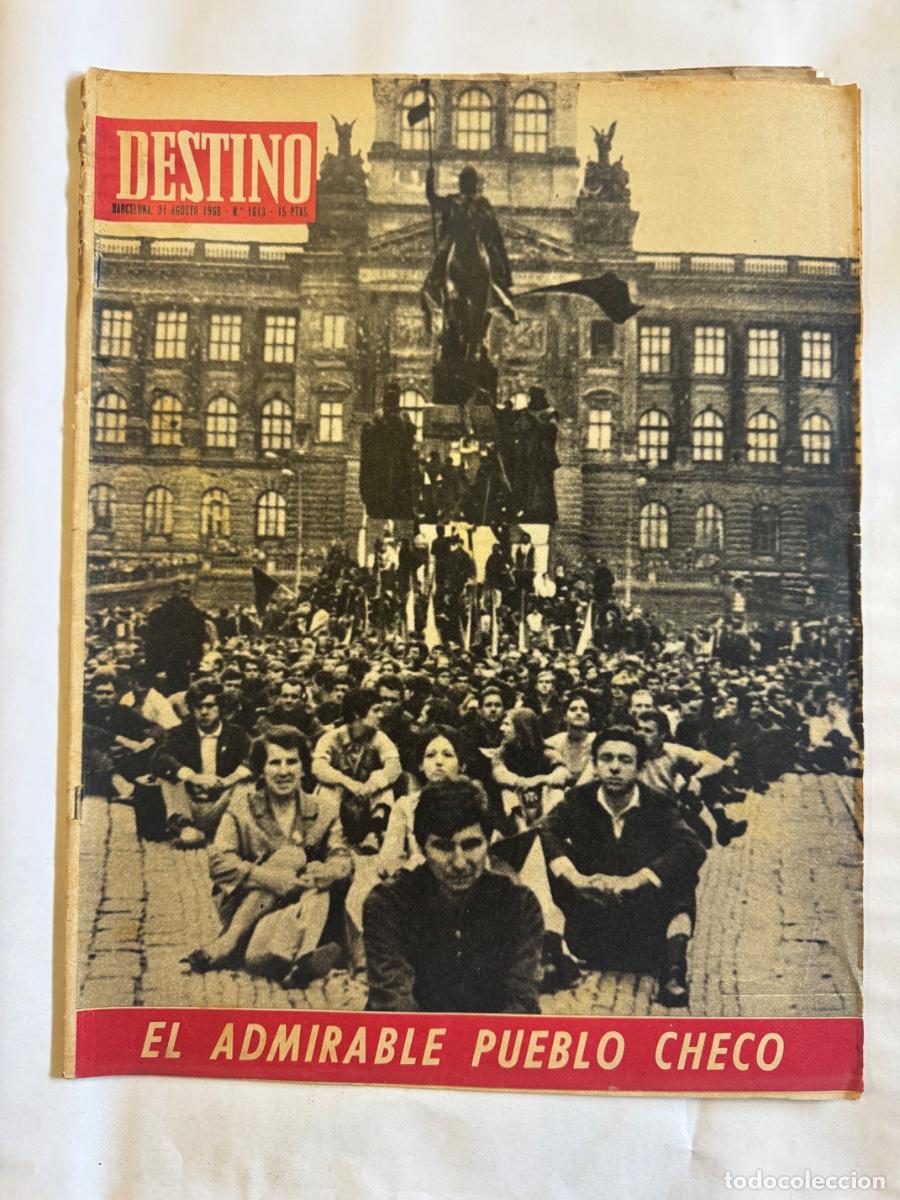 Coleccionismo de Revistas y Peri&oacute;dicos: Revista Destino, A&ntilde;o 1968, Praga, Budapest, Lillian Harvey