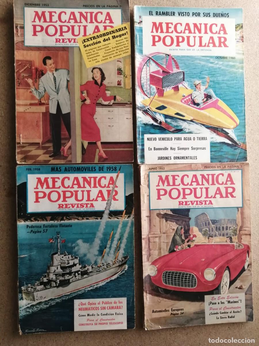 Coleccionismo de Revistas y Peri&oacute;dicos: MECANICA POPULAR (CUATRO REVISTAS)
