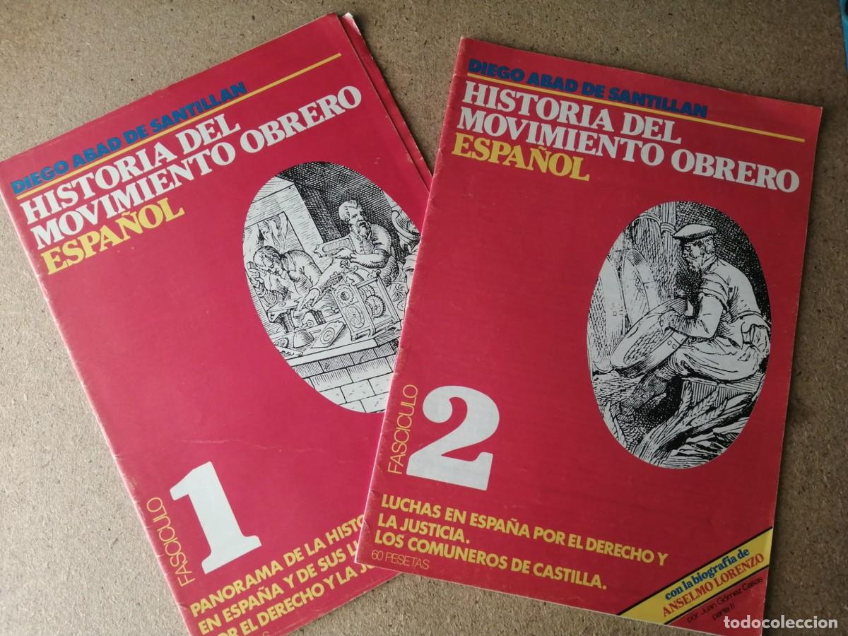 Coleccionismo de Revistas y Peri&oacute;dicos: HISTORIA DEL MOVIMIENTO OBRERO ESPA&Ntilde;OL (FASCICULOS 1 - 2)